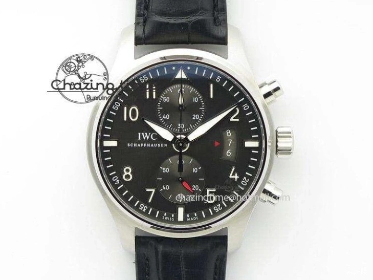 MIROTIME 0523 SunProtective Pilot Chrono IW377713 ZF 1:1 Best Edition Brown Dial On Brown Leather Strap A 7214